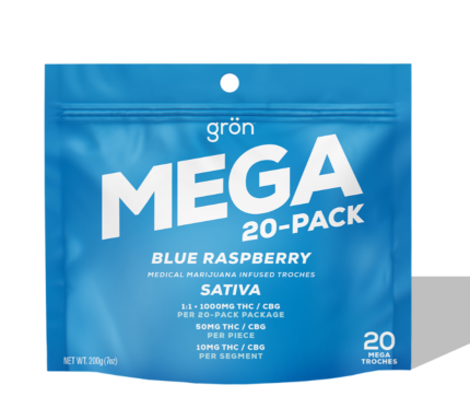 Blue Raspberry 50mg ea | 20-Pack Troches