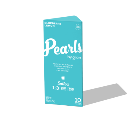 Blueberry Lemon 10mg ea | 10-Pack | 1:3 THC:CBG Ratioed Troches