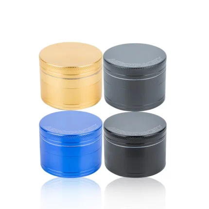 Branded Gun Metal Black Grinder