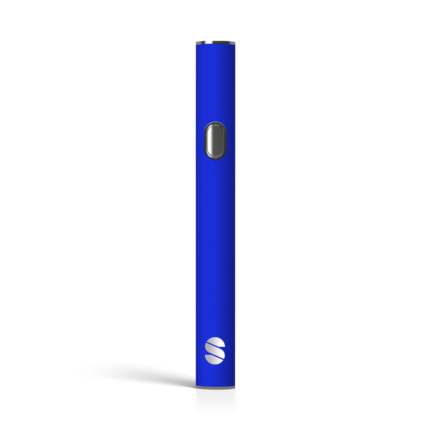 Button Blue and White Battery