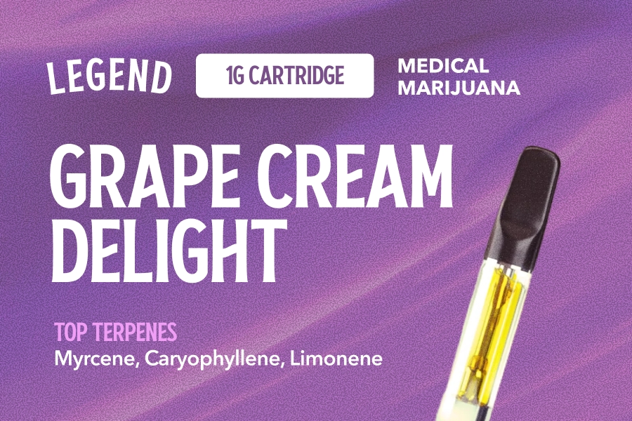 Grape Cream Delight 1g Cartridge Grape Cream Delight 1g Cartridge
