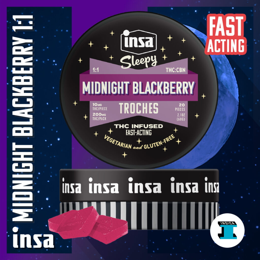 Midnight Blackberry 10mg ea | 20-Pack | 1:1 THC:CBD Ratioed RSO Troches Midnight Blackberry 10mg ea | 20-Pack | 1:1 THC:CBD Ratioed RSO Troches