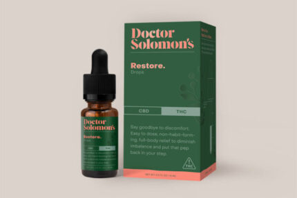 Peppermint Orange 400mg | 1:1 THC:CBD Ratioed Tincture