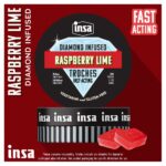 Raspberry Lime 50mg ea | 20-Pack Diamond Infused Troches