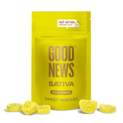 Sour Lemon 5mg ea | 20-Pack Fast-Acting Troches