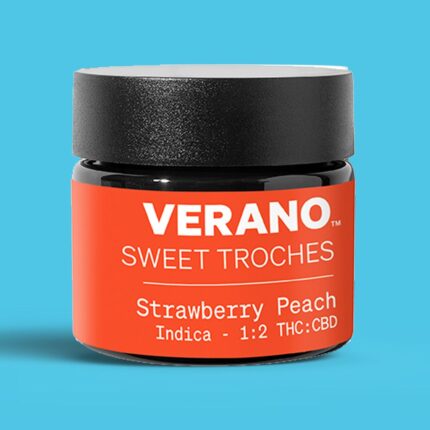 Strawberry Peach 10mg ea | 10-Pack | 1:2 THC:CBD Ratioed Troches
