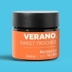 Sweet Mandarin 10mg ea | 10-Pack | 1:1 THC:CBD Ratioed Troches